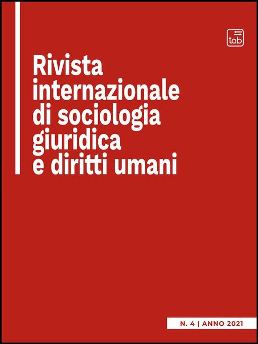 Title details for Rivista internazionale di sociologia giuridica e diritti umani by Bruno Maria Bilotta - Wait list
